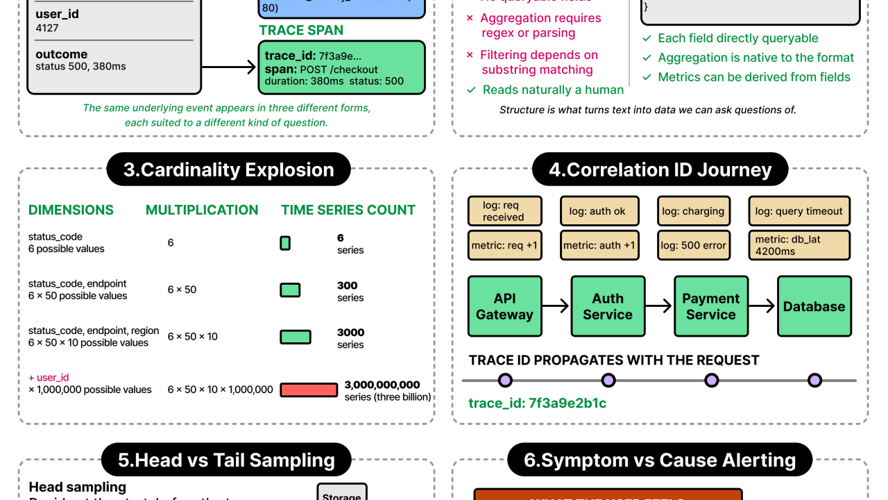 Observability for Beginners: Logs, Metrics, Traces, and Everything Around Them
