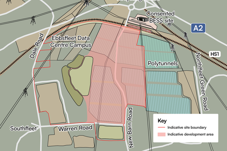 300MW data center campus proposed in Kent, UK