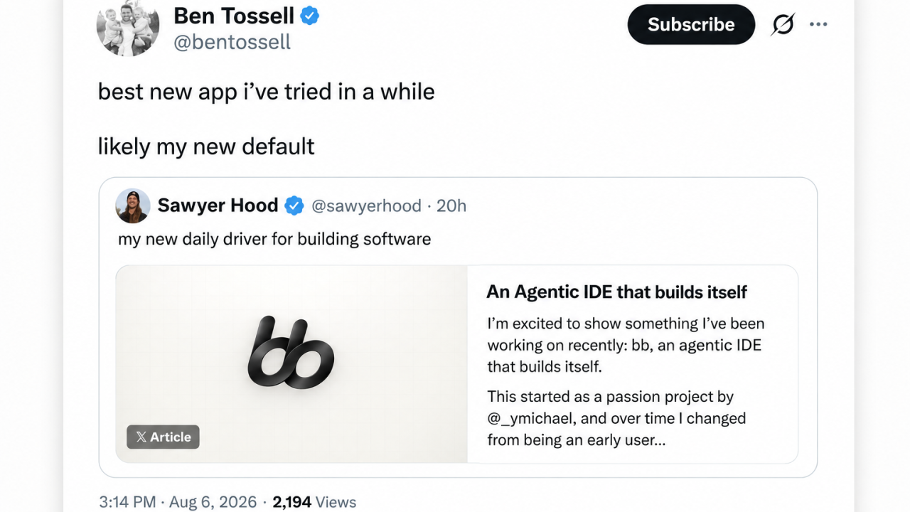 I’m using a new agent app