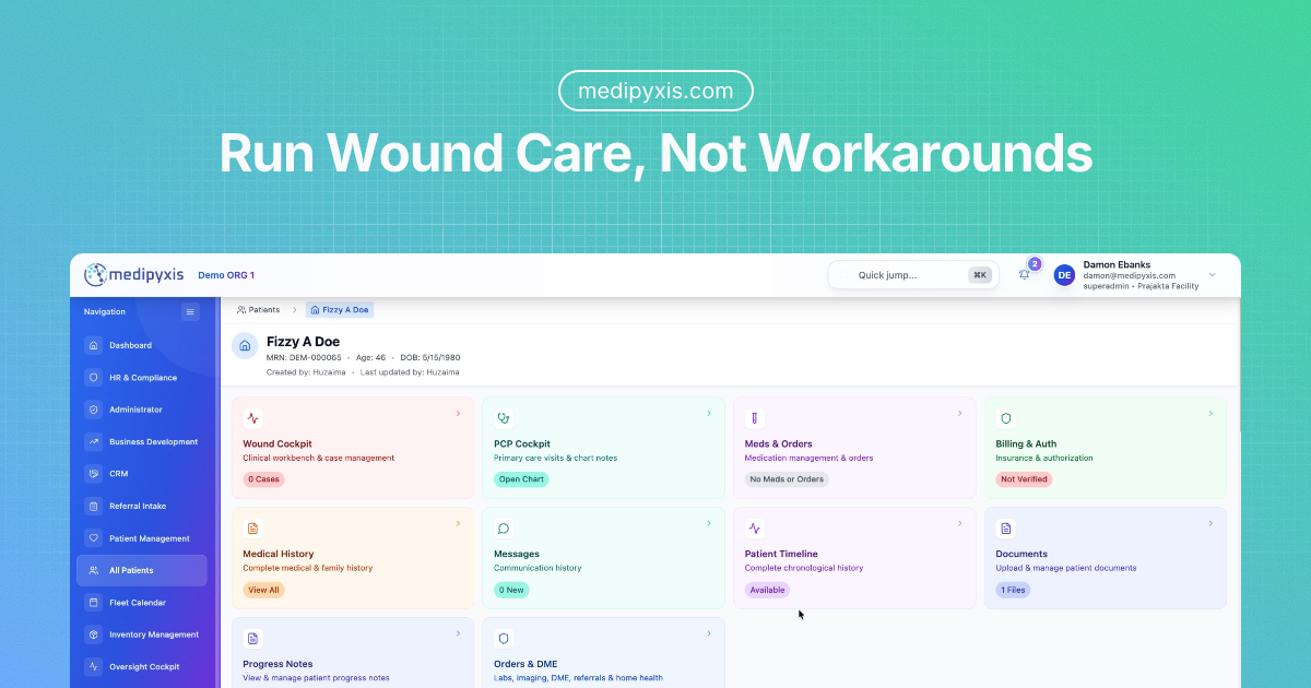 M&A: Venture Medical Acquires Wound Care EHR Startup Medipyxis to Unify Clinical Documentation and Billing