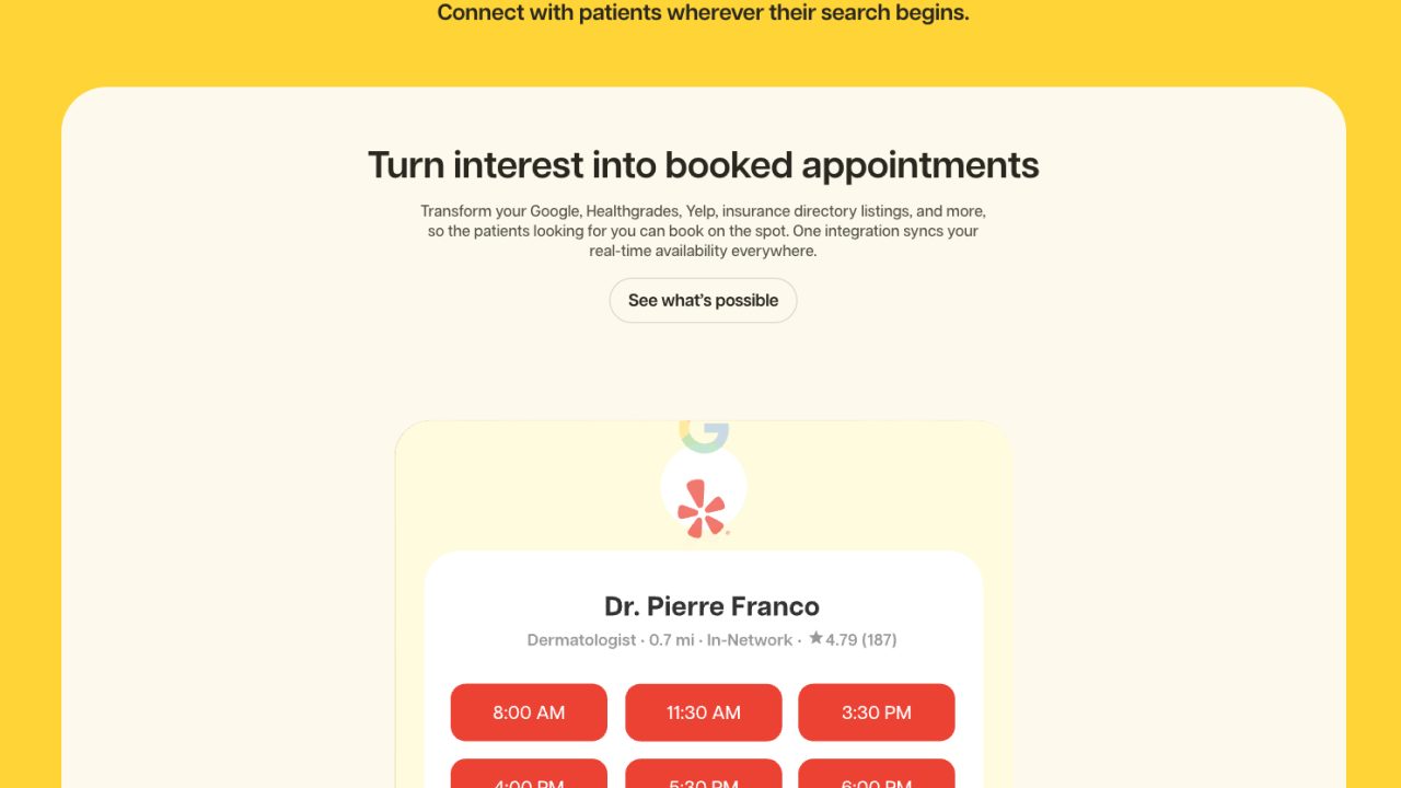 Zocdoc Launches Care Access Network to Make Providers Bookable Across Gemini, Amazon Health AI, and Search Engines