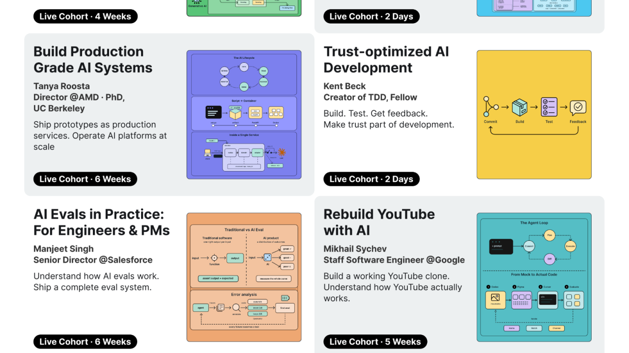 Learn Claude Code, evals, AI systems, and more: ByteByteGo Live is here