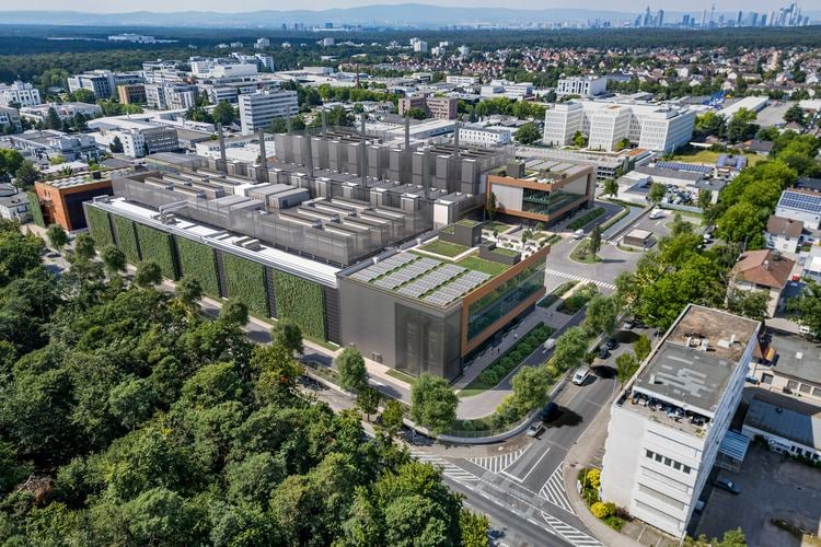 Waste heat from Goodman data center in Frankfurt, Germany, to power district heating system