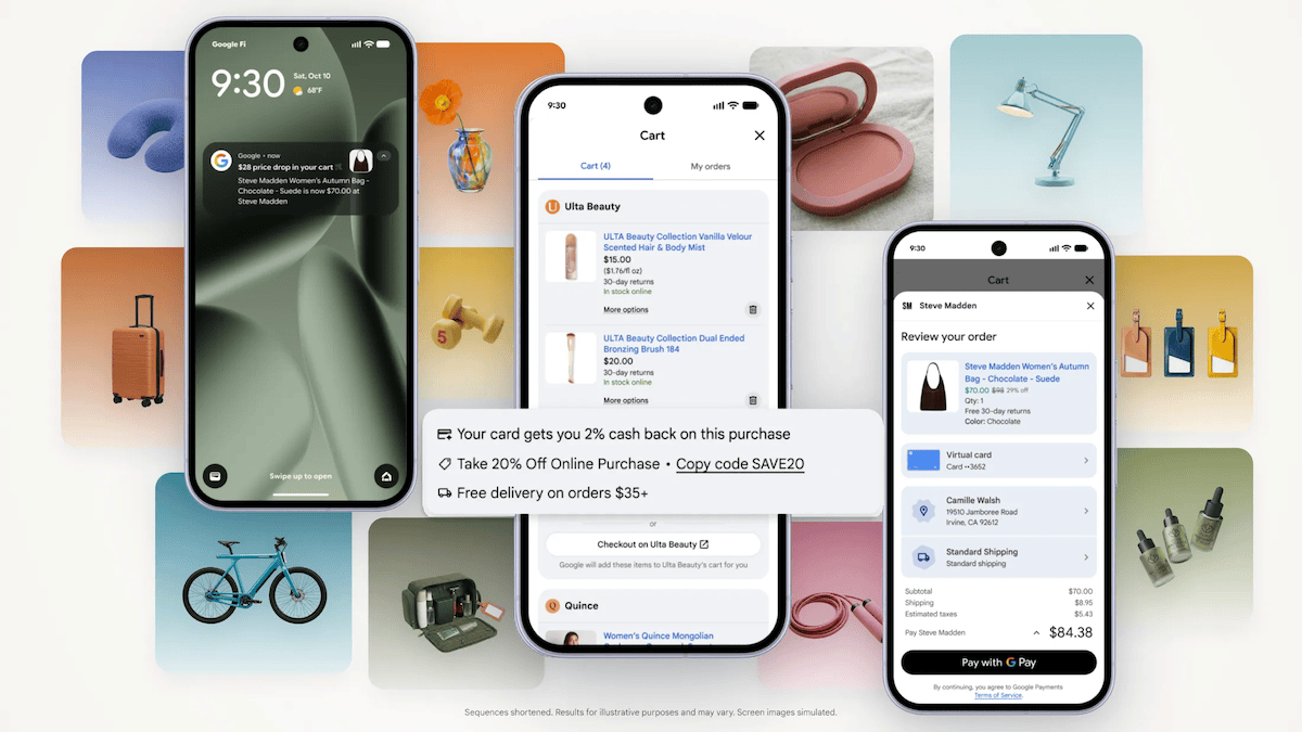 Google rolls out Universal Cart in the US for Search and Gemini