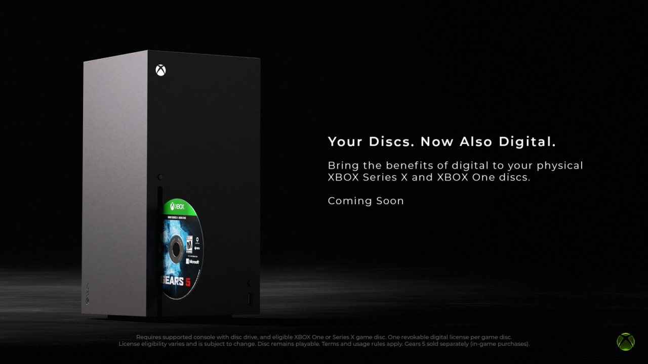 Xbox rolls out disc-to-digital licensing to all users